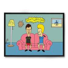 Quadro/Poster Nerderia Beavis And Butthead
