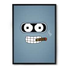 Quadro/Poster Nerderia Bender