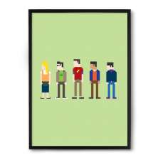 Quadro/Poster Nerderia Big Bang Pixels