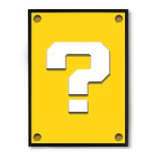 Quadro/Poster Nerderia Bloco Mario