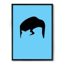 Quadro/Poster Nerderia Cabelo Super  Vetor