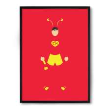 Quadro/Poster Nerderia Chapolin Minimalista