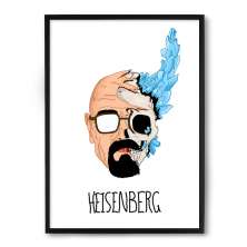 Quadro/Poster Nerderia Desenho Heisemberg
