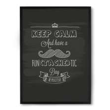 Quadro/Poster Nerderia Eep Calm Moustache