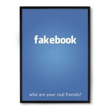 Quadro/Poster Nerderia Fakebook