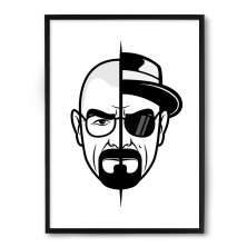 Quadro/Poster Nerderia Heisemberg Half