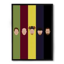 Quadro/Poster Nerderia Heisemberg Minimalista
