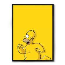 Quadro/Poster Nerderia Homer Naked