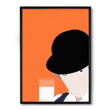 Quadro/Poster Nerderia Laranja Mecanica Vetor