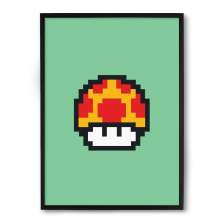 Quadro/Poster Nerderia Level Up