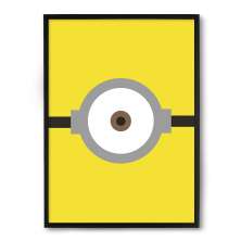 Quadro/Poster Nerderia Minion Olho