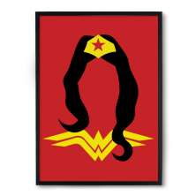 Quadro/Poster Nerderia Mulher Maravilhosa