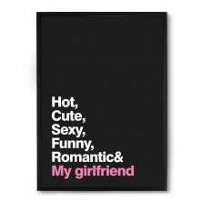 Quadro/Poster Nerderia My Girlfriend