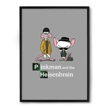 Quadro/Poster Nerderia Pink Cerebro Breaking Bad