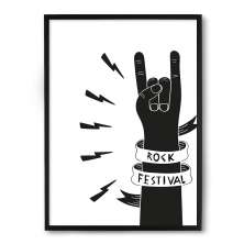 Quadro/Poster Nerderia Rock Festival