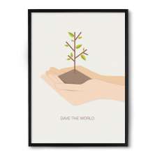 Quadro/Poster Nerderia Save The Wold