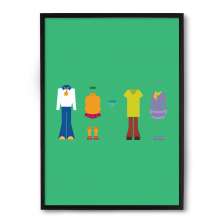 Quadro/Poster Nerderia Scooby