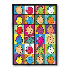 Quadro/Poster Nerderia Tintin Popart