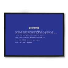 Quadro/Poster Nerderia Windows Erro