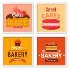 Quadros 20X20 (4 Uni) Nerderia Logos Confeitarias 02