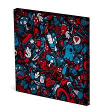 Tela Canvas Nerderia  30X30