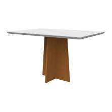 Mesa Anitta 160x90cm - Ypê/Off White