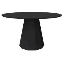 Mesa Isis 135x135cm - Preto