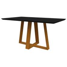 Mesa Lectus 160x90cm - Ypê/Preto