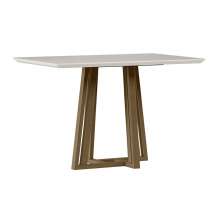 Mesa Sarah 120x80cm - Amêndoa/Off White