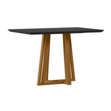 Mesa Sarah 120x80cm - Ypê/Preto