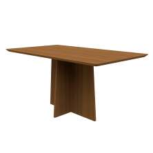 Mesa de Jantar Retangular Anitta Imbuia 160 cm