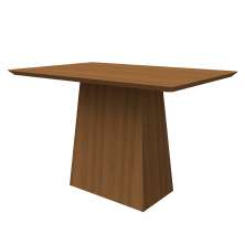 Mesa de Jantar Retangular Bárbara Imbuia 120 cm
