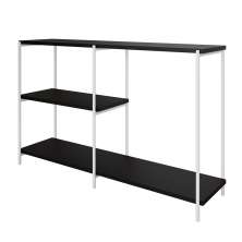 Aparador Artesania Branco e Preto 120 cm