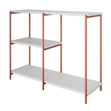Aparador Artesania Cobre e Branco 95 cm