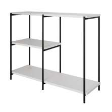Aparador Artesania Preto e Branco 95 cm