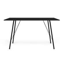 Mesa de Jantar Retangular Paraty Preta 120 cm
