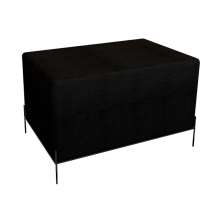 Puff Barcelona Suede Preto