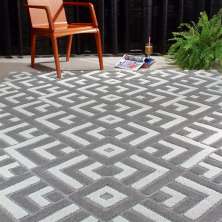 Tapete para Sala London 02 Prata 0,50X1,00M - Niazitex