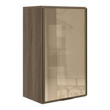 Armario Aereo 1 Porta Vidro MDF 40 cm Kali 1220261 Carvalho Toq Nicioli