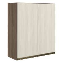 Armario Aereo 2 Portas MDF 70 cm Kali 12208 Carvalho Toq Bianco Toq Nicioli