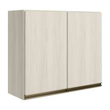 Armario Aereo 2 Portas MDF 80 cm Kali 12211 Bianco Toq Bianco Toq Nicioli