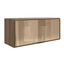 Armario Aereo Basculante Vidro MDF 80 cm Kali 1634161 Carvalho Toq Nicioli