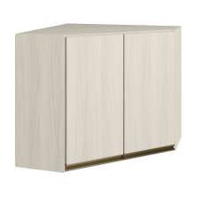 Armario Canto Obliquo 2P MDF 75cm Kali 12209 Bianco Toq Bianco Toq Nicioli