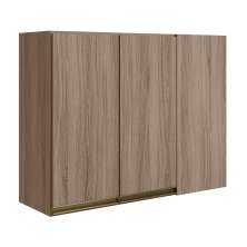 Armario Canto Reto 2P MDF 89cm Kali 12213 Carvalho Toq Carvalho Toq Nicioli