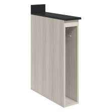 Balcao Guardanapeiro Com Tampo 15 cm MDF Kali 12215 Bianco Toq Nicioli