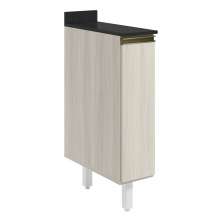 Balcao com Tampo 1P 20cm MDF Kali 16796 Bianco Toq Bianco Toq Nicioli