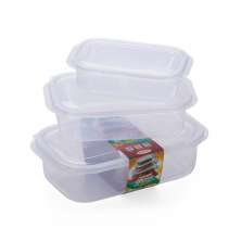 Conjunto De Potes Retangular 3 Peças