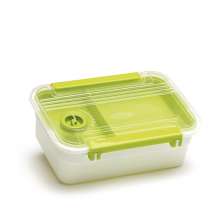 Pote Plástico Marmita Microondas Com Bandeja e Válvula 800ml