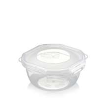 Pote Plástico Microondas Freezer Pequeno Com Trava 450ml