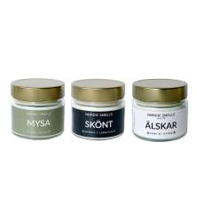 Kit Combo 3 Velas Aromáticas de Aroma Marinho, Amêndoas com Flor de Laranjeira e Lavanda